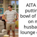 AITA for putting a bowl of water on my husband’s lounge chair?
