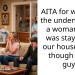 AITA for washing the underwear of a woman who was staying at our house, even though I’m a guy?