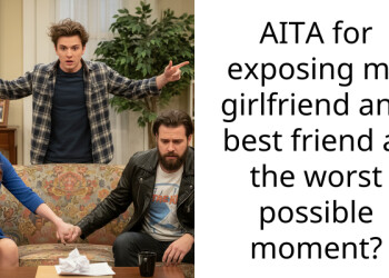 AITA for exposing my girlfriend and best friend at the worst possible moment?
