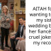 AITAH for not wanting to go to my sister’s wedding because her fiancé makes cruel jokes about my recovery?