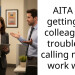 AITA for getting my colleague in trouble for calling me his work wife?