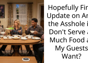 Hopefully Final Update on Am I the A*shole if I Don’t Serve as Much Food as My Guests Want?