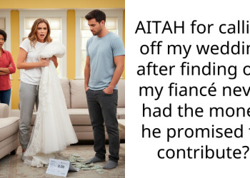 AITAH for calling off my wedding after finding out my fiancé never had the money he promised to contribute?