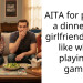 AITA for picking a dinner my girlfriend didn’t like while playing a game?