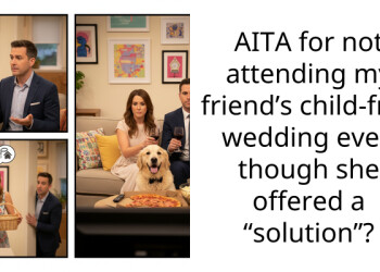 AITA for not attending my friend’s child-free wedding even though she offered a “solution”?