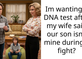 Im wanting a DNA test after my wife said our son isn’t mine during a fight?