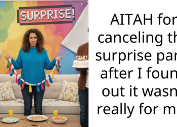 AITAH for canceling the surprise party after I found out it wasn’t really for me?
