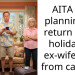 AITA for planning to return from holiday IF ex-wife dies from cancer?
