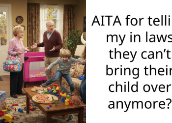 AITA for telling my in laws they can’t bring their child over anymore?