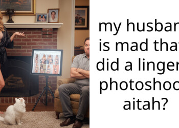 my husband is mad that i did a lingerie photoshoot, aitah?