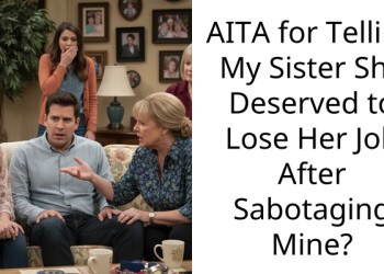 AITA for Telling My Sister She Deserved to Lose Her Job After Sabotaging Mine?