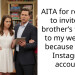 AITA for refusing to invite my brother’s fiancée to my wedding because of her Instagram account?