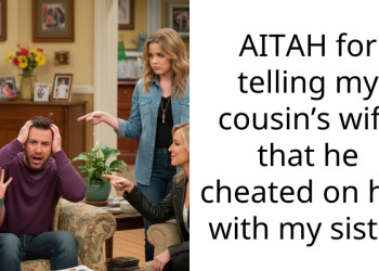 AITAH for telling my cousin’s wife that he cheated on her with my sister