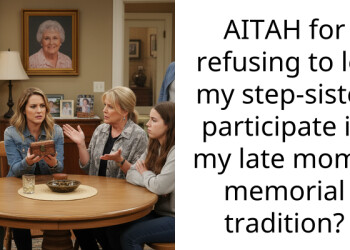 AITAH for refusing to let my step-sister participate in my late mom’s memorial tradition?