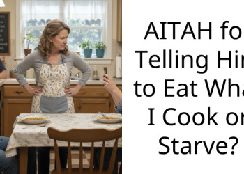 AITAH for Telling Him to Eat What I Cook or Starve?