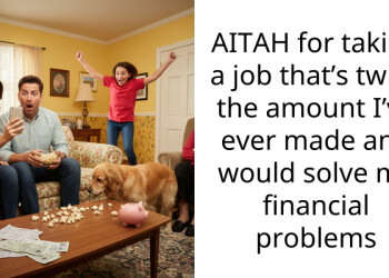 AITAH for taking a job that’s twice the amount I’ve ever made and would solve my financial problems
