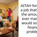AITAH for taking a job that’s twice the amount I’ve ever made and would solve my financial problems