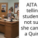 AITA for telling a student I’m not sure if she can have a Quince?