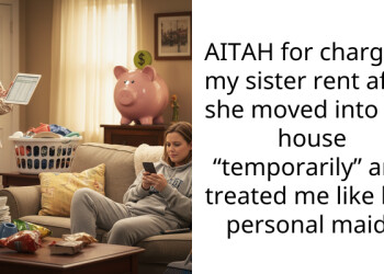 AITAH for charging my sister rent after she moved into my house “temporarily” and treated me like her personal maid?