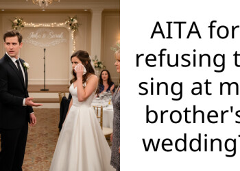 AITA for refusing to sing at my brother’s wedding?