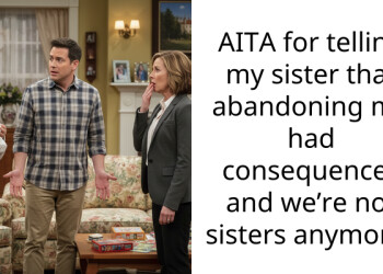 AITA for telling my sister that abandoning me had consequences and we’re not sisters anymore?