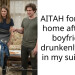 AITAH for flying home after my boyfriend drunkenly p*ed in my suitcase?