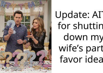 Update: AITA for shutting down my wife’s party favor idea?