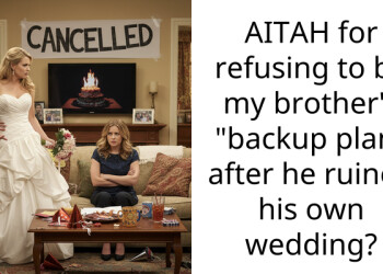 AITAH for refusing to be my brother’s “backup plan” after he ruined his own wedding?