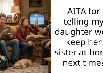 AITA for telling my daughter we’ll keep her sister at home next time?