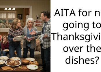 Man Refuses To Attend Family Thanksgiving After Getting Fed Up Of Being Used As A Housekeeper Each Year