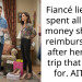 Fiancé lied and spent all of the money she was reimbursed for after her work trip that I paid for. AITAH?