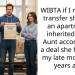 WIBTA if I refuse to transfer shares in an apartment I inherited to my Aunt according to a deal she had with my late mother 16 years ago?