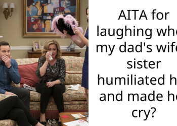 AITA for laughing when my dad’s wife’s sister humiliated her and made her cry?