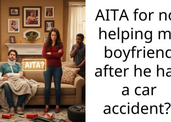 AITA for not helping my boyfriend after he had a car accident?