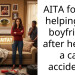 AITA for not helping my boyfriend after he had a car accident?