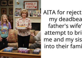 AITA for rejecting my deadbeat father’s wife’s attempt to bring me and my sister into their family?