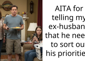 AITA for telling my ex-husband that he needs to sort out his priorities?