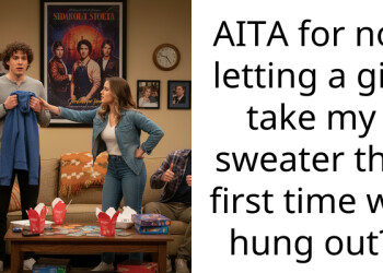 AITA for not letting a girl take my sweater the first time we hung out?
