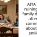 AITA for ruining our family dinner after a comment about my smile?