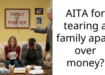 AITA for tearing a family apart over money?