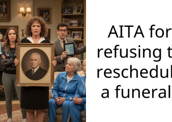 AITA for refusing to reschedule a funeral?