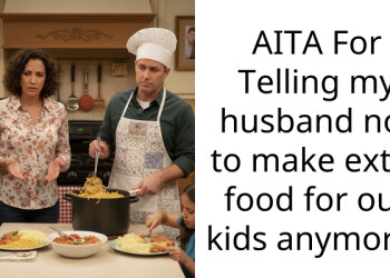 AITA For Telling my husband not to make extra food for our kids anymore?