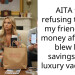 AITA for refusing to lend my friend rent money after she blew her savings on a luxury vacation?