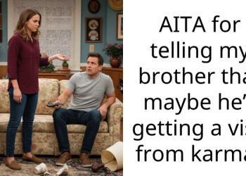 AITA for telling my brother that maybe he’s getting a visit from karma?