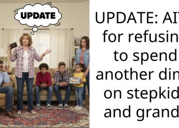 UPDATE: AITA for refusing to spend another dime on stepkids and grands