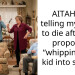 AITAH for telling my mom to die after she proposed “whipping” my kid into shape?