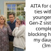 AITA for cutting ties with my younger (18f) Gen-Z sister, and completely blocking her from my daughter (3m).