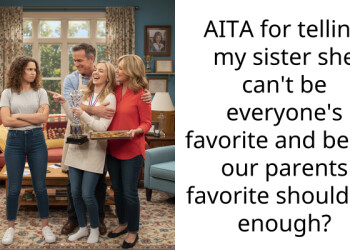 AITA for telling my sister she can’t be everyone’s favorite and being our parents favorite should be enough?