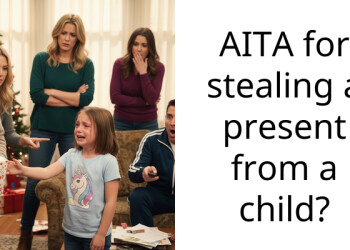 AITA for stealing a present from a child?