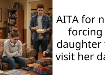 AITA for not forcing daughter to visit her dad